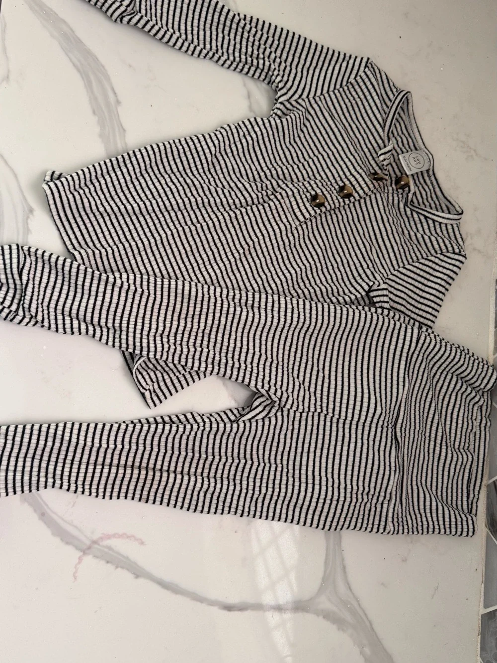 Lou Lou & Company Striped Henley Lounge Set 12-24M Baby Toddler